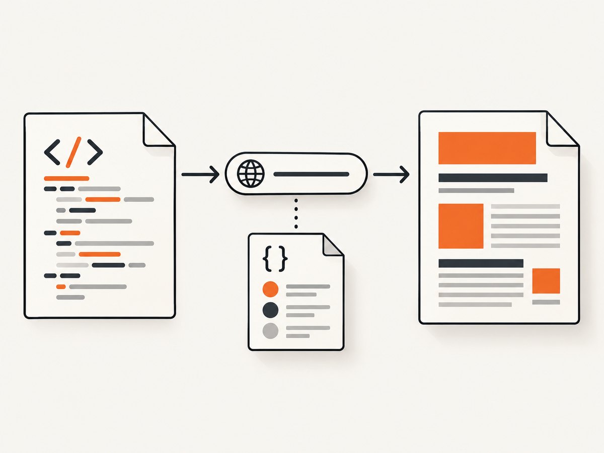 A base URL gives relative CSS, fonts, and images an origin the PDF renderer can resolve.