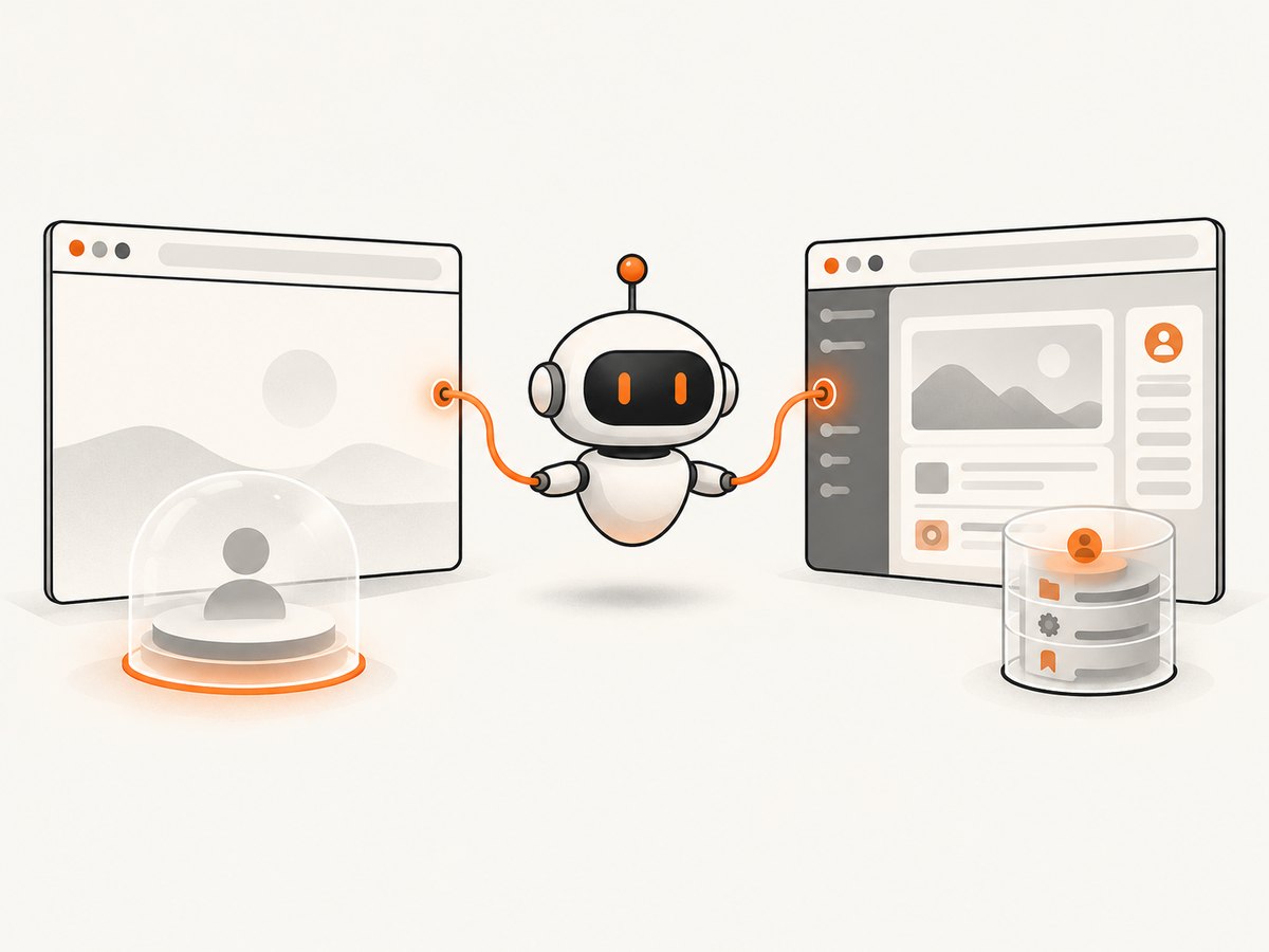 Launching Edge creates a controlled browser session; auto-connect attaches to a running profile and its available state.