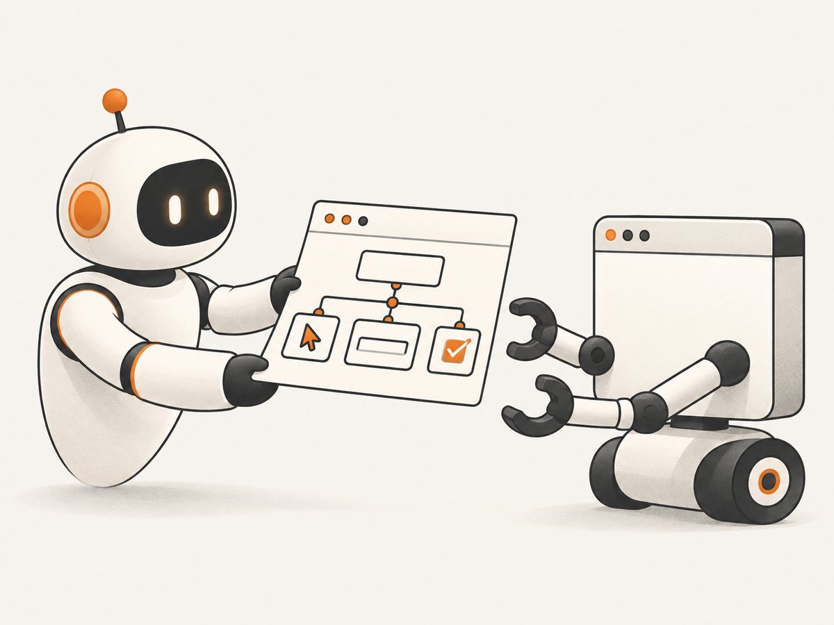 Playwright MCP gives the AI client structured page information and browser actions to work with.