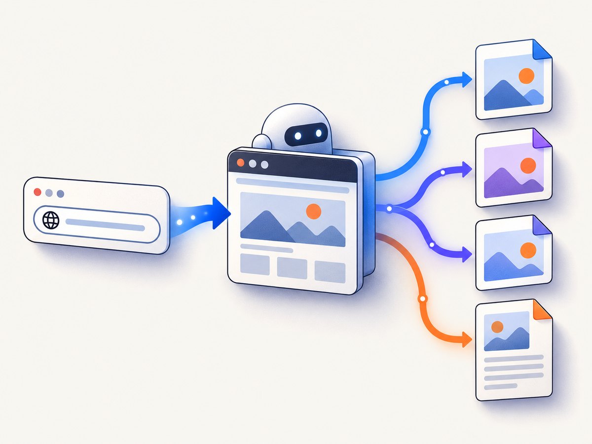 A screenshot API turns one URL request into an image or PDF response.