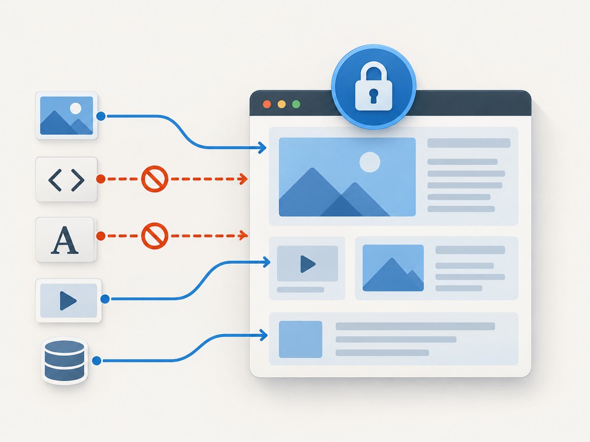 An HTTPS document can still request insecure subresources; browsers upgrade some and block others.