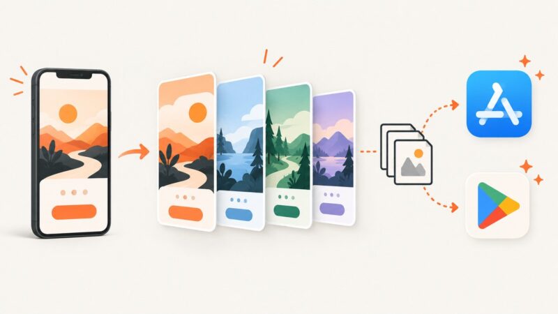 Mobile App Screenshot Generator