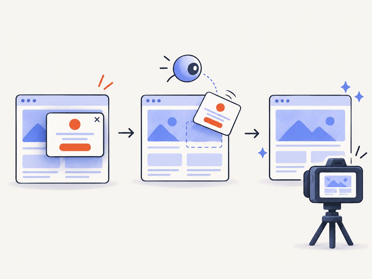 A mutation observer handles elements that frameworks render after the initial document exists.