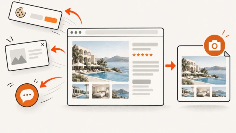How to Monitor Hotel Reviews Automatically With Website Screenshots