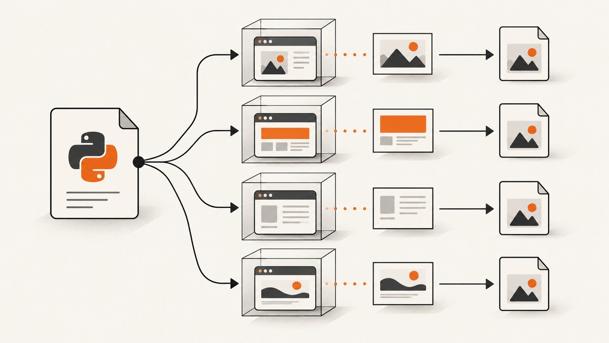 How to Take Multiple Screenshots Concurrently with python-webkit2png