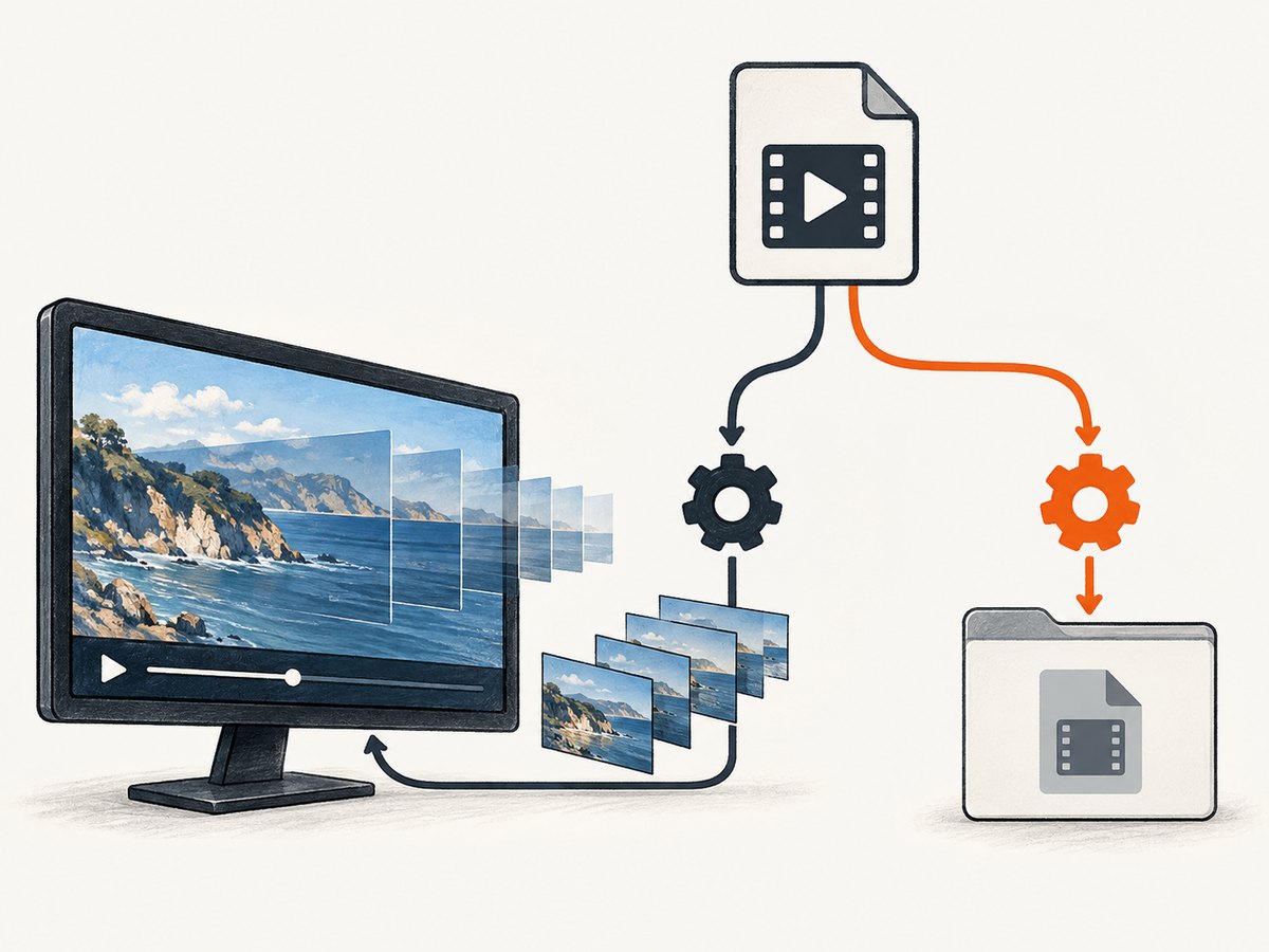 A media application can play an MXF file even when Explorer cannot generate its thumbnail.