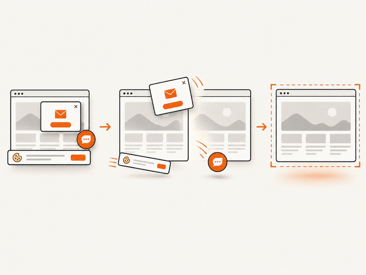 ScreenshotNeo can clean common overlays before capturing a page.