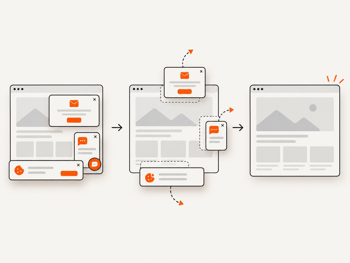 A clean capture removes common overlays before rendering the final image.