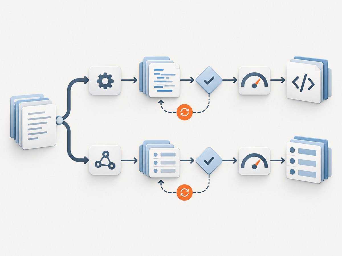 Compare raw access and managed extraction using the same URLs, fields and validation rules.