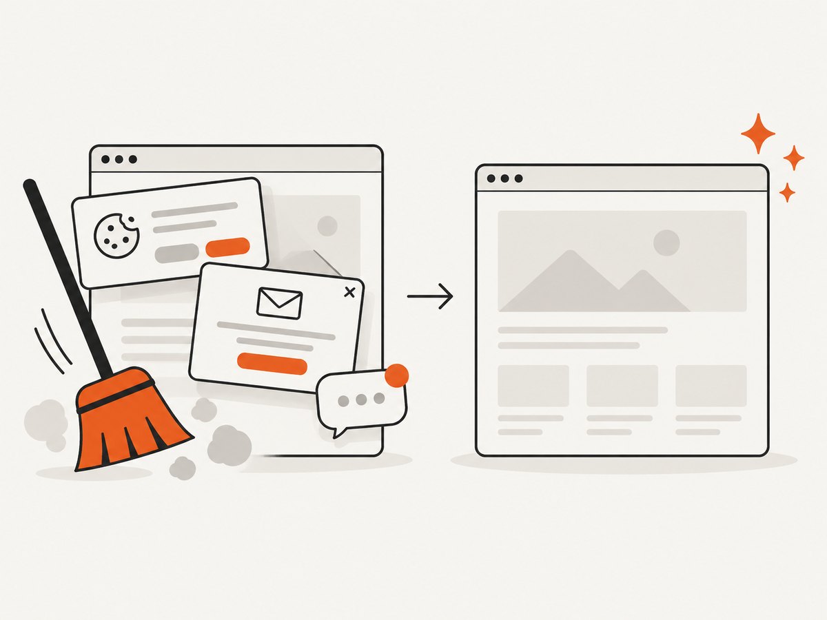 Consent banners and overlays can change the captured result unless they are handled before rendering.