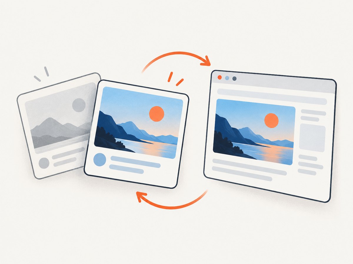 A platform re-scrape can update a cached preview after the page and image are fixed.