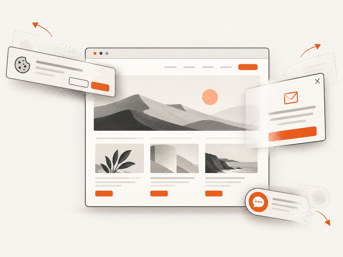 A cleaned capture flow removes common overlays before returning the screenshot.