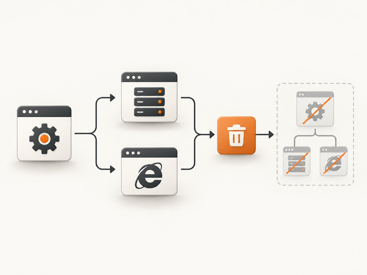 Track the service PID and reap its browser descendants when a session fails.