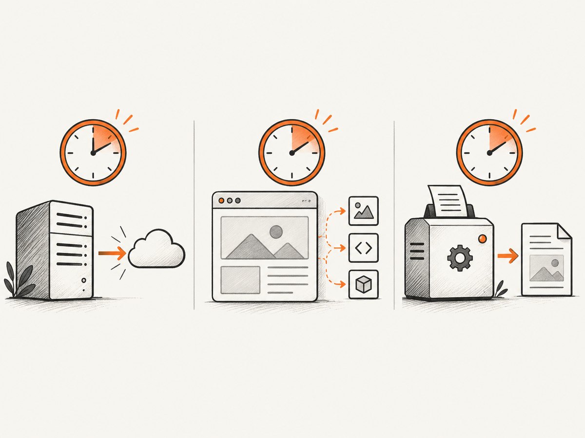 HTTP, page loading, and conversion can each have separate timeout controls.