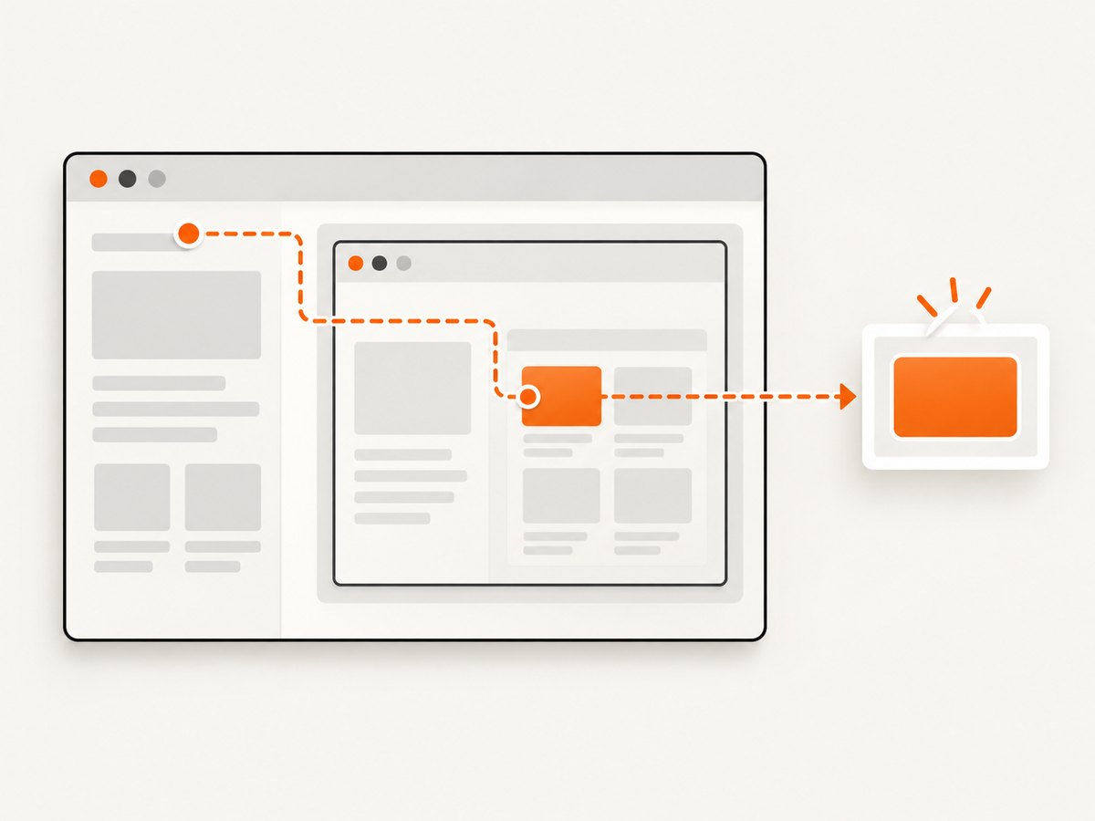 A frame-aware locator enters the iframe before selecting the element to capture.