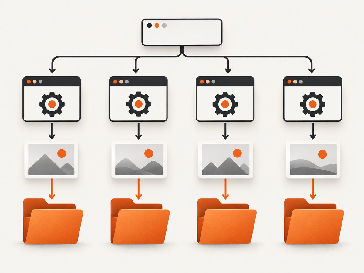 Per-test output paths keep screenshots isolated when Playwright runs workers in parallel.