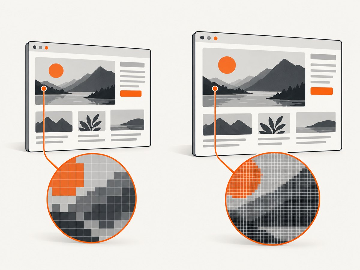 Scale changes the screenshot’s pixel dimensions; quality changes JPEG or WebP encoding.