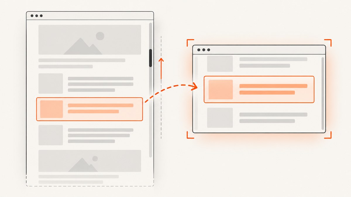 Control Scrolling into View When Taking Screenshots by Selector