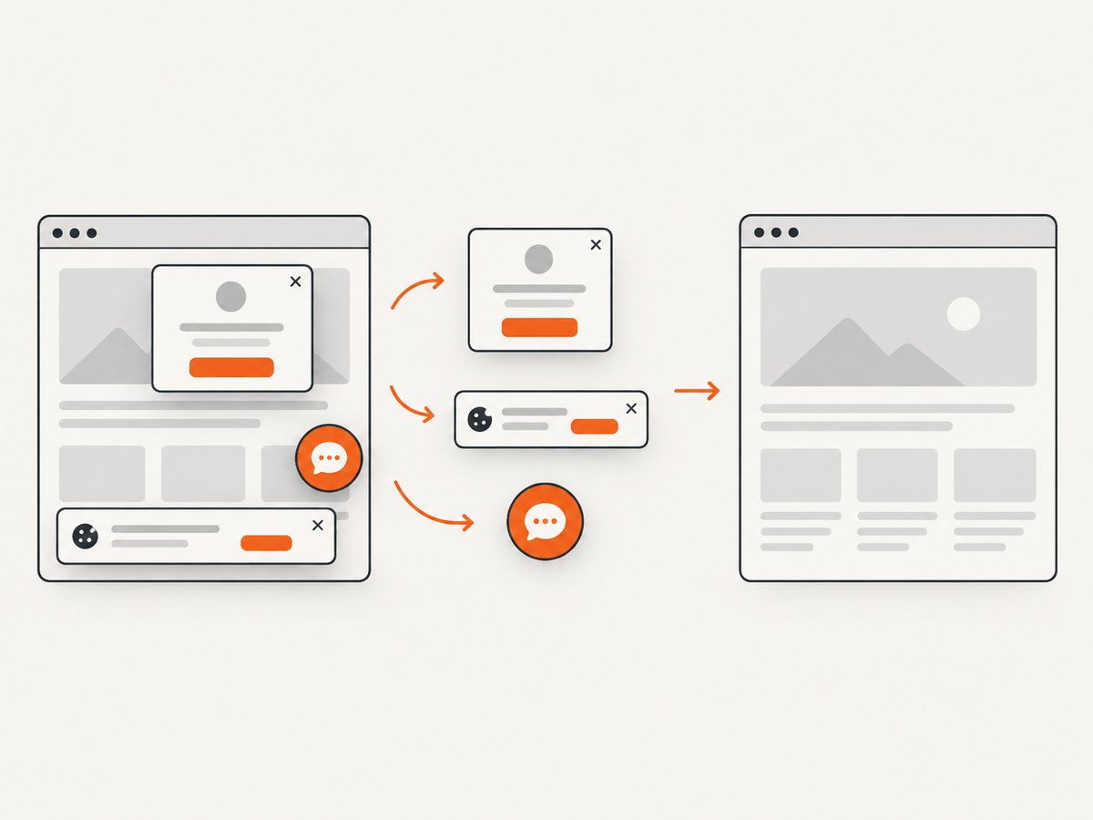 A capture service can clean common overlays before returning a screenshot.