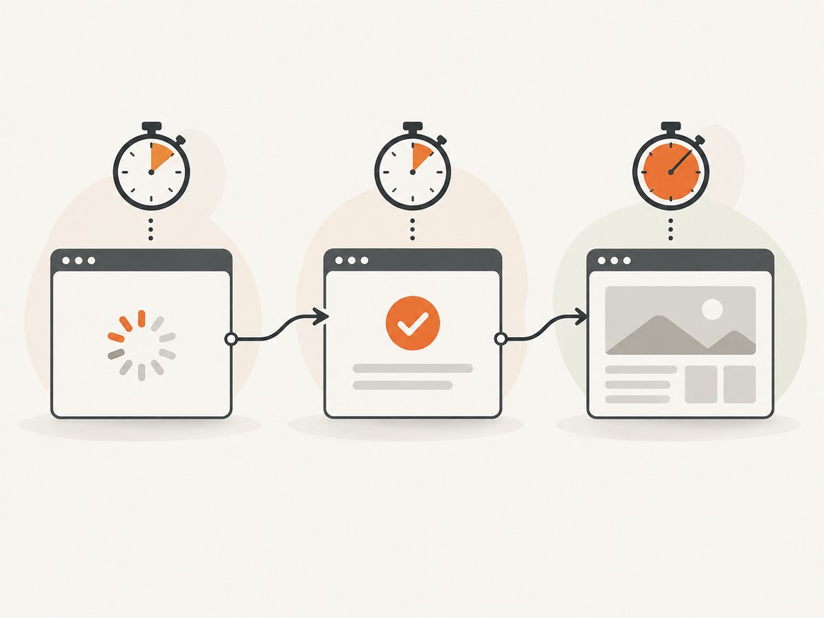 A navigation timeout and an assertion timeout protect different stages of the same test.