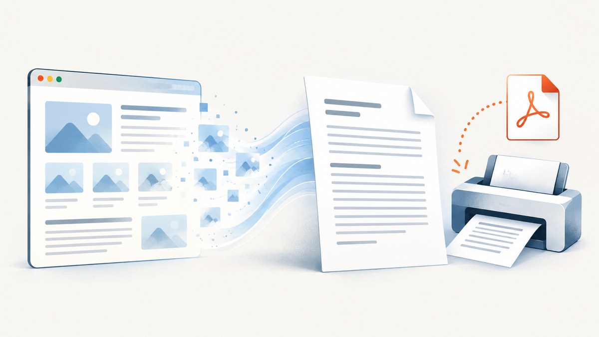 How to Print a Webpage Without Images Using CSS and Browser Print Settings