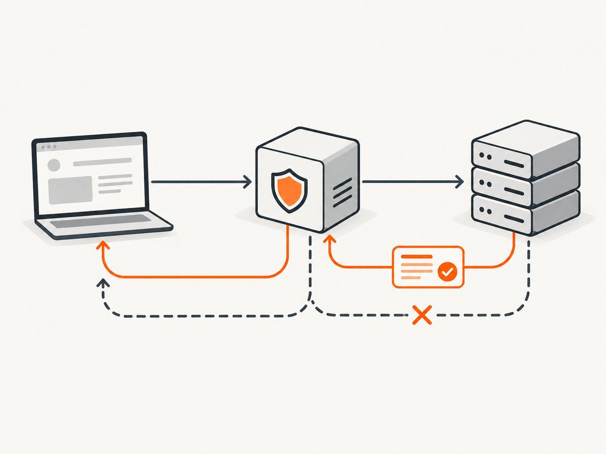 An HTTP error is a response; a dropped connection may arrive before any complete response exists.