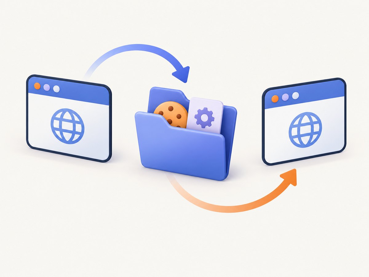A userDataDir connects browser launches to the same directory-backed user data.