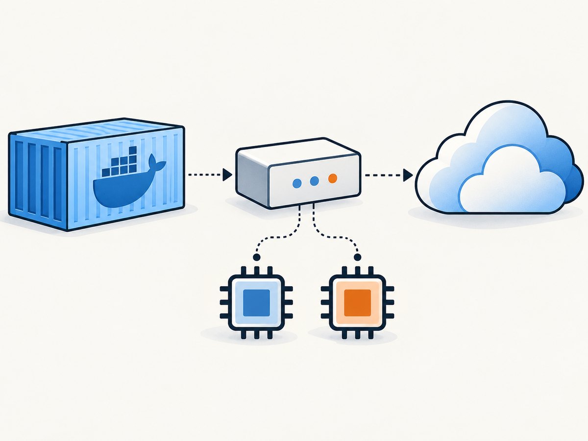 Validate the same image and CPU architecture locally through the Lambda Runtime Interface Emulator before deployment.