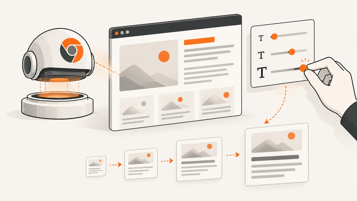 How to Set the Minimum Font Size in Puppeteer or Chromium