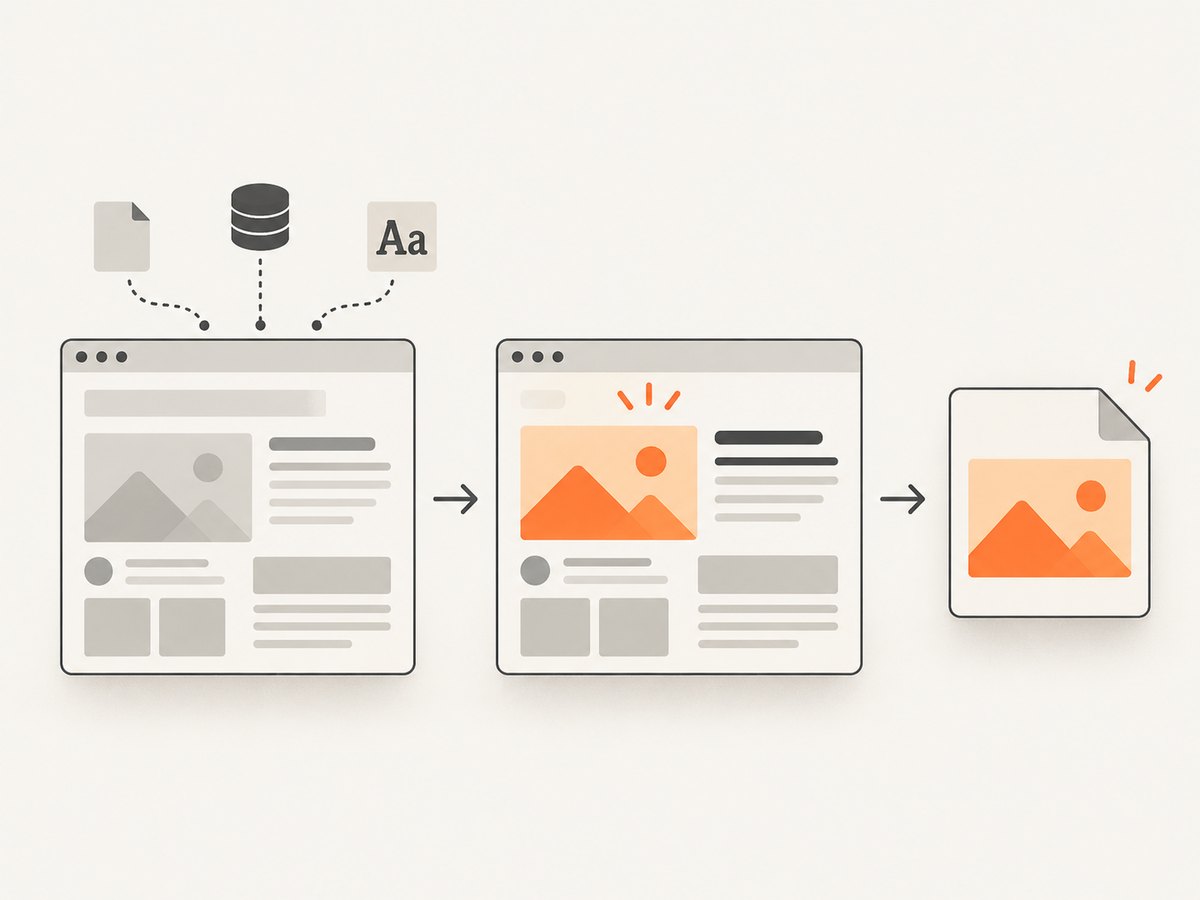 Wait for the page state that determines the final pixels before taking the screenshot.