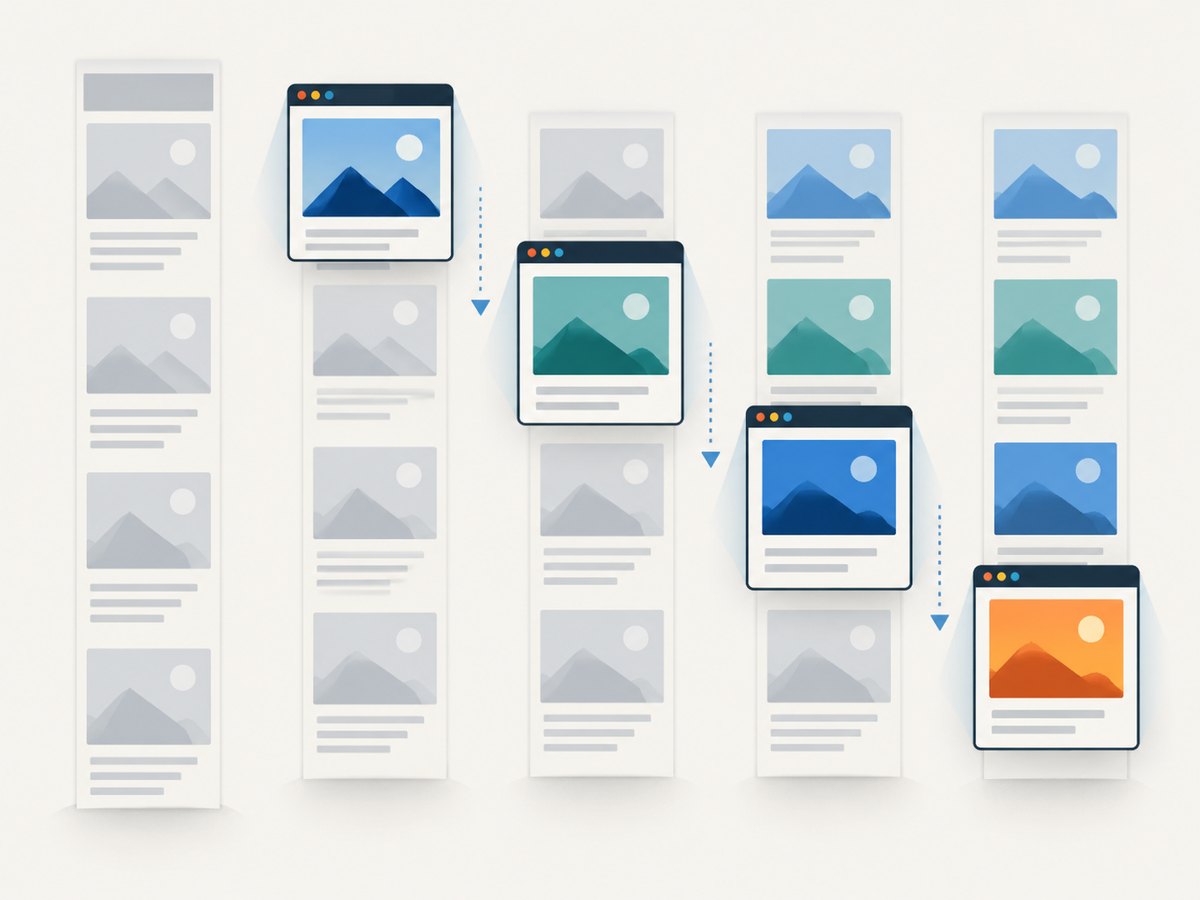 Scroll through lazy-loaded sections and wait for their content before capturing the full document.