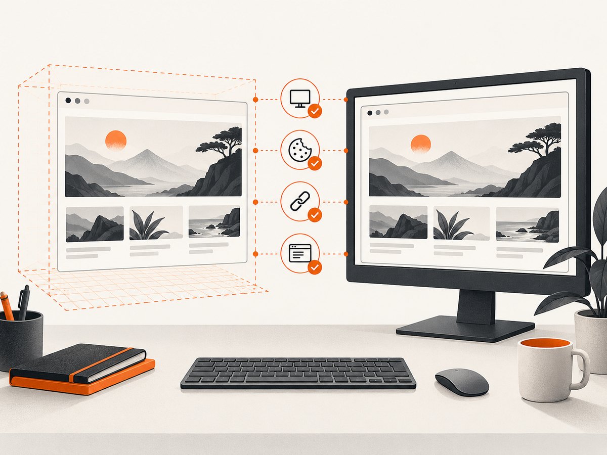 Control the browser and page conditions before interpreting a visual mismatch.