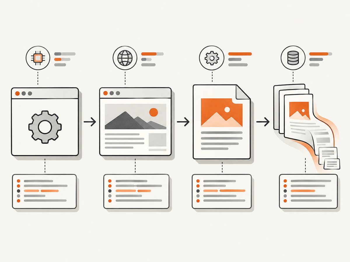 Stage-by-stage logs help locate whether the browser, page, or stream closed first.
