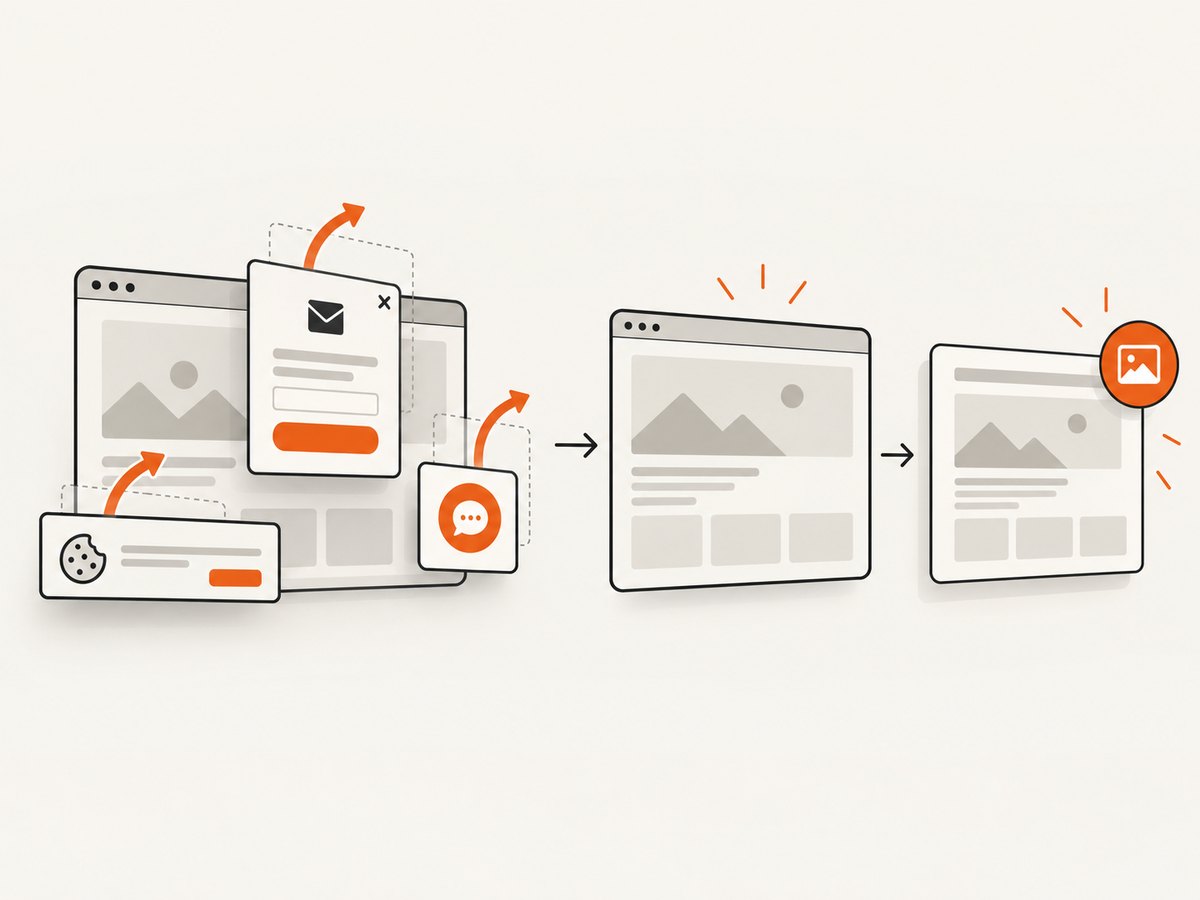 A hosted screenshot service can clean common overlays before returning the image.