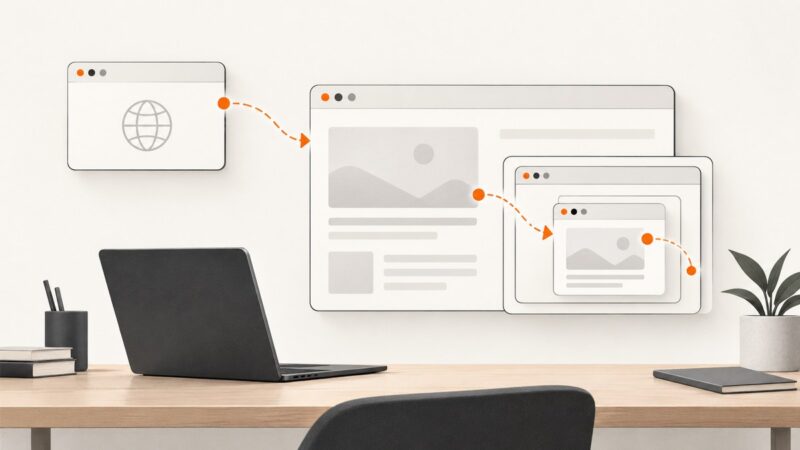 How to Get a Puppeteer Page or Frame Handle After Opening a New Page