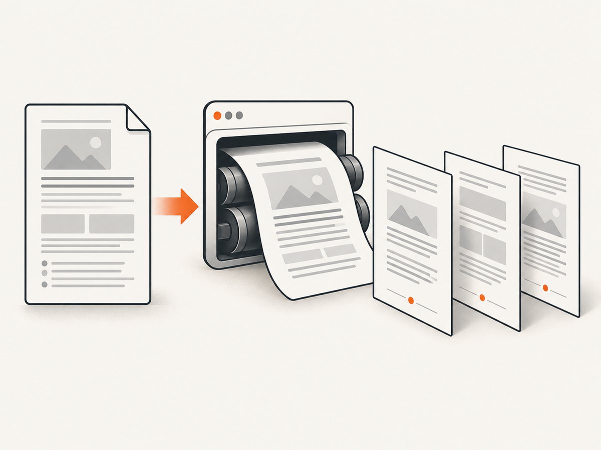 Puppeteer’s footer template adds page values to the margin area as the document is paginated.