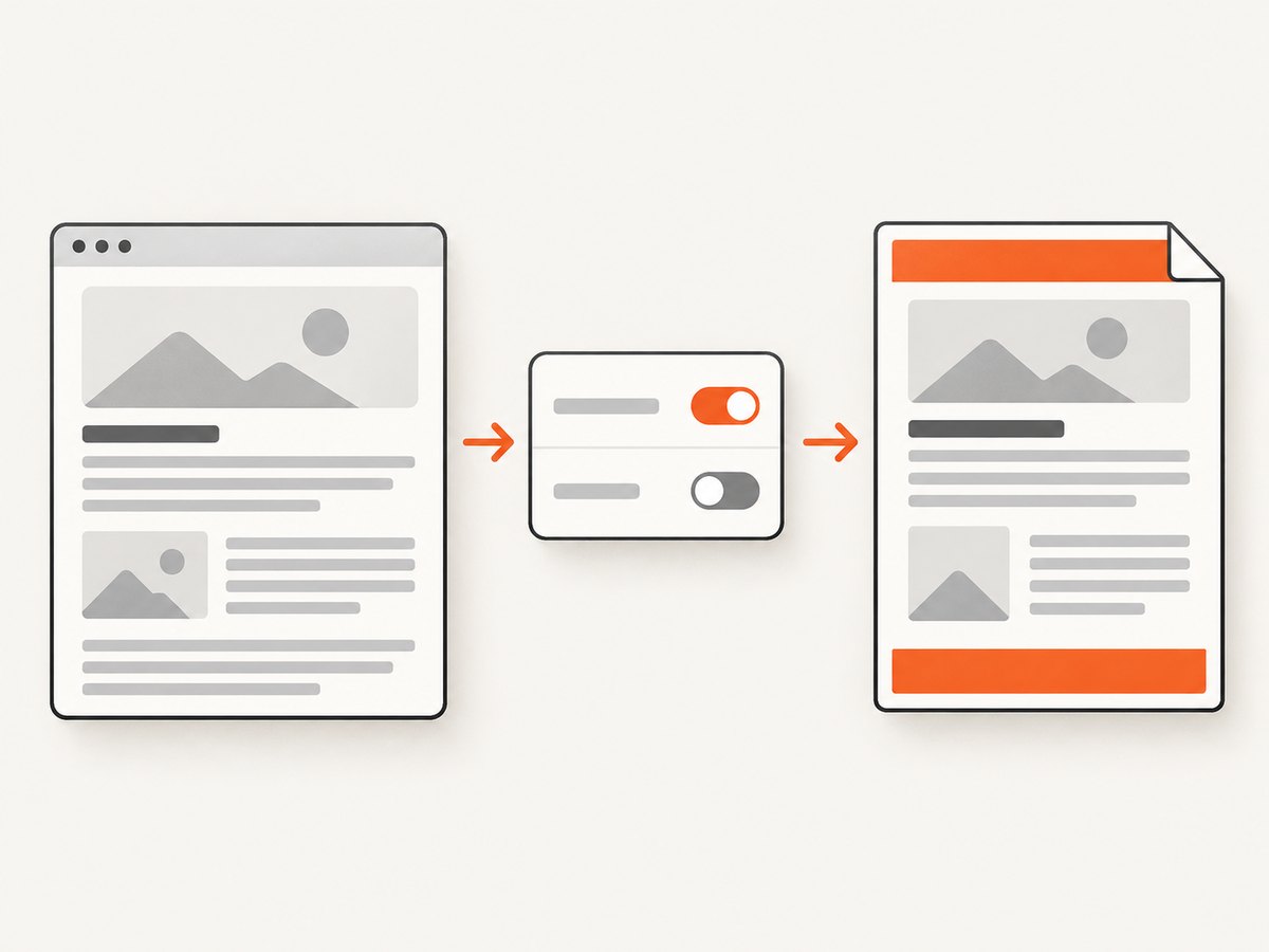 The PDF pipeline applies print settings before it renders the header and footer templates.