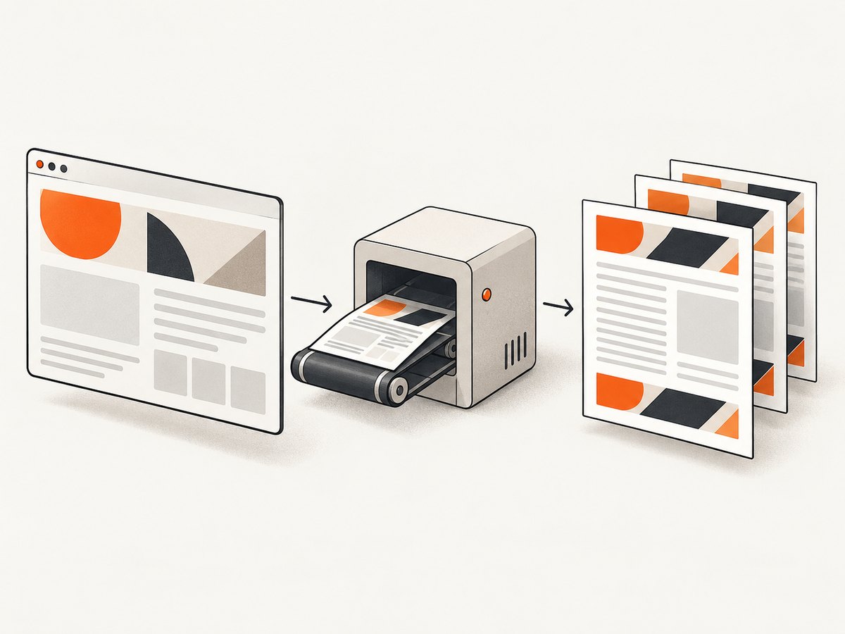 Puppeteer repeats the header and footer templates on every PDF page.
