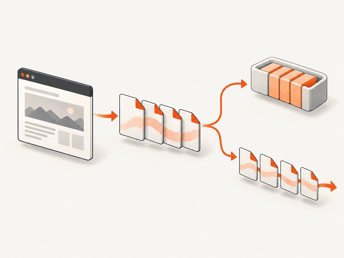 Puppeteer can return a complete byte array or a PDF stream for a compatible consumer.