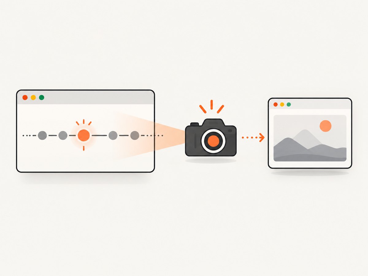Register a filtered console listener before the navigation or action, then capture after the first qualifying message.