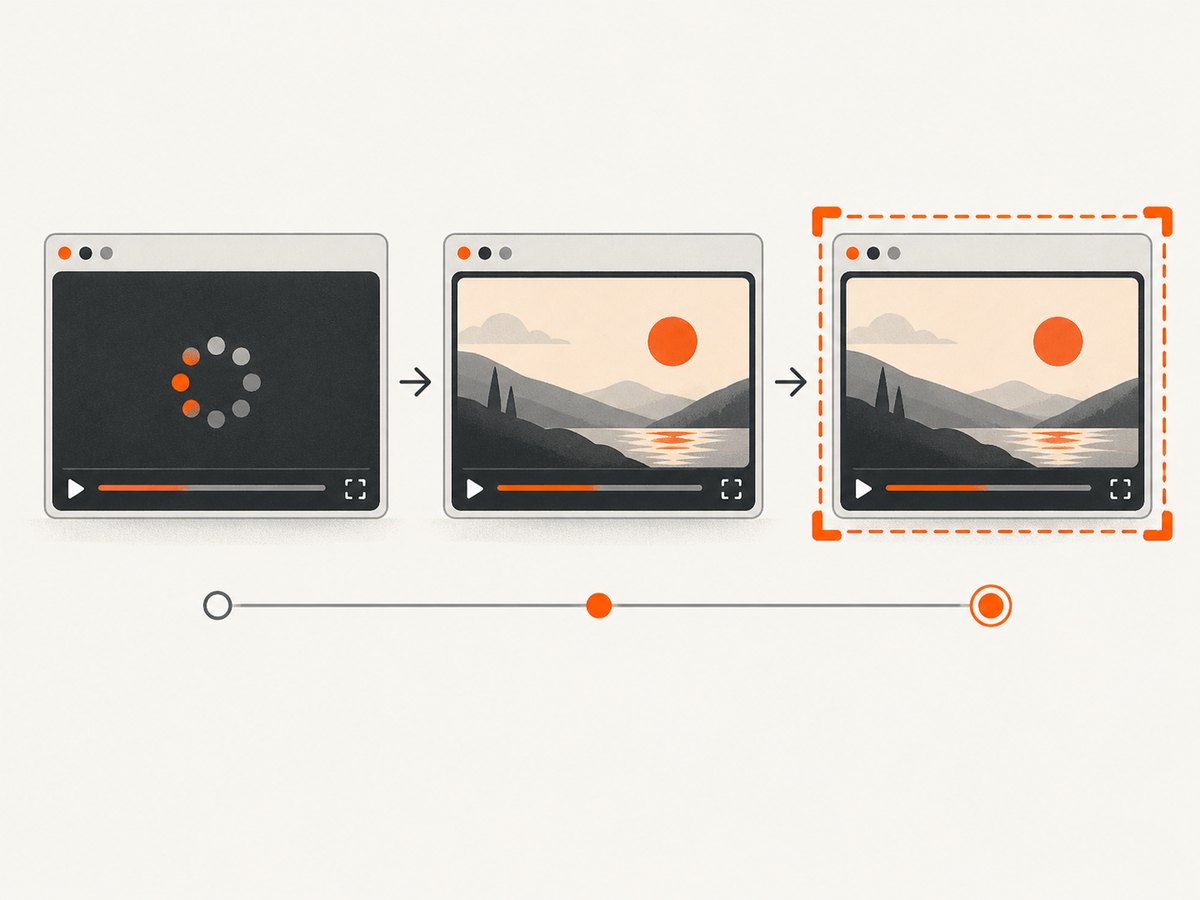 Wait for a decoded frame or a known playback moment before capturing.