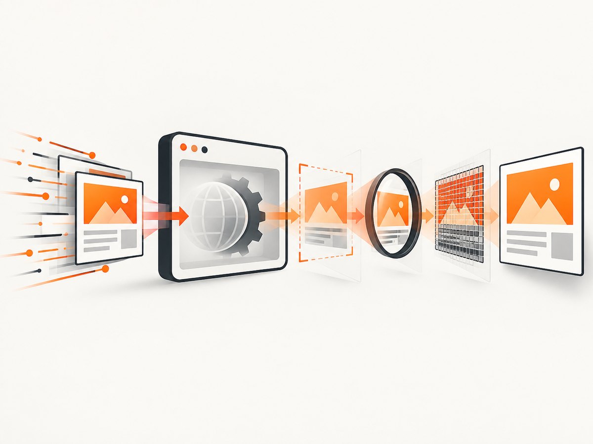 A screenshot combines viewport geometry, visual zoom and raster density.