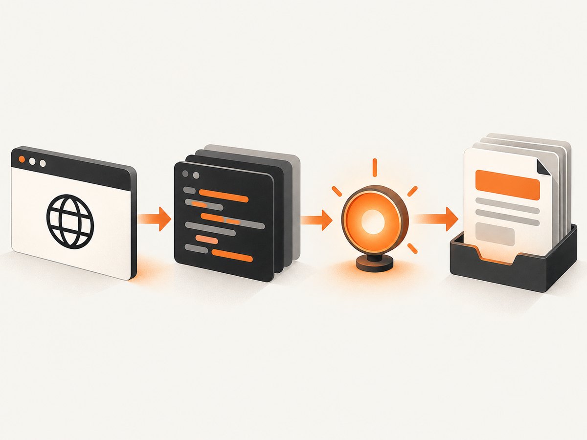 Wait for a content-specific signal before extracting the document HTML.