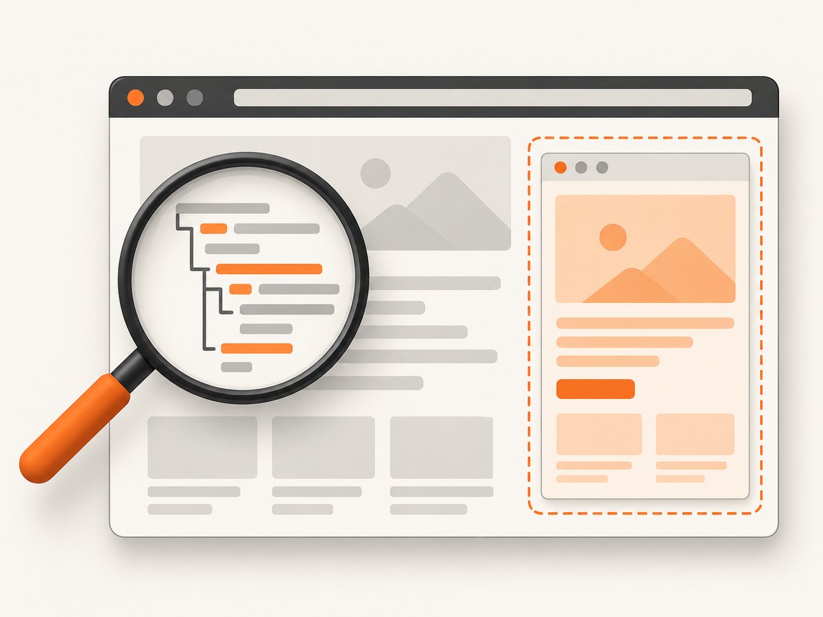 Inspect the rendered page and frame context before changing the timeout.