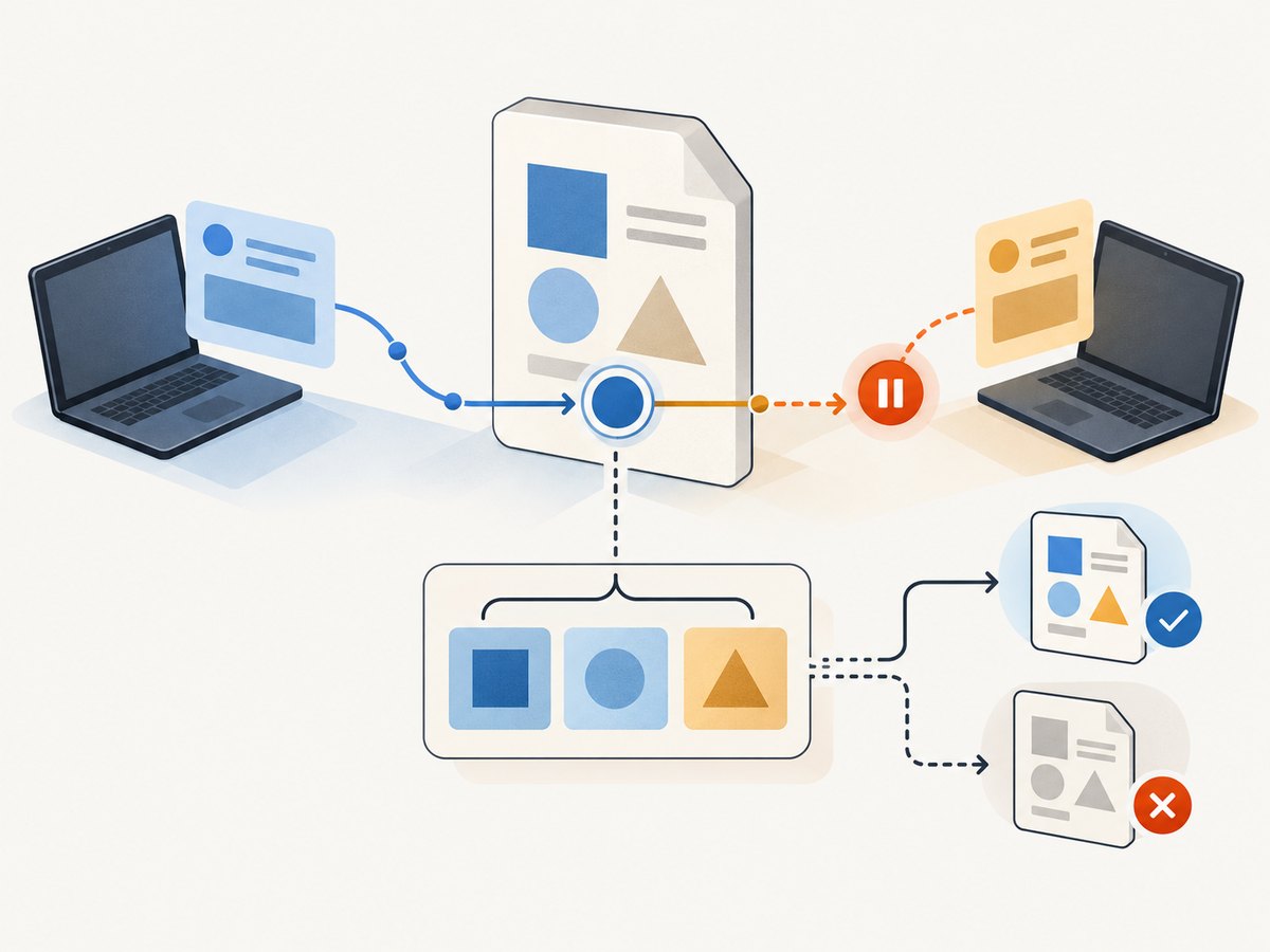 Version checks prevent stale updates from silently overwriting newer state.