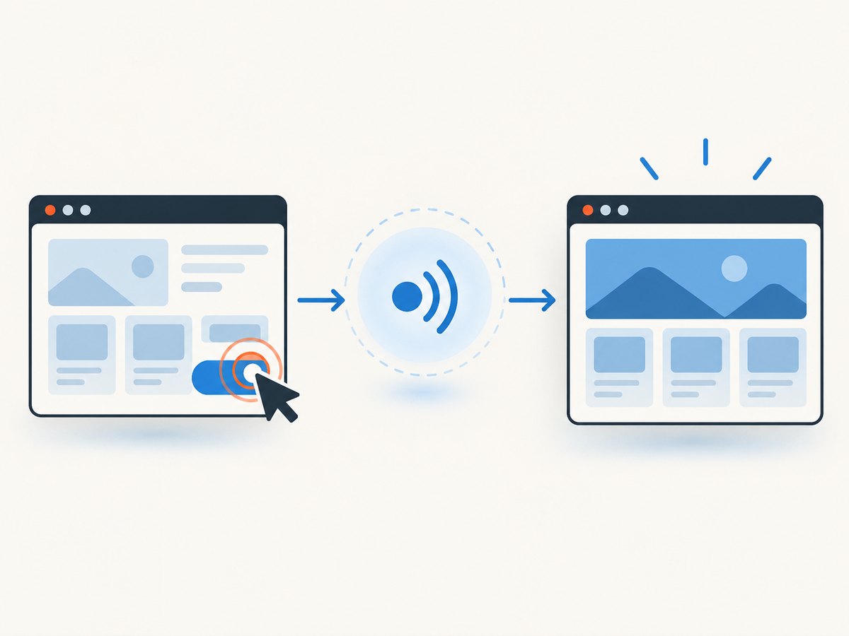 Register the navigation wait before the click can trigger it, then extract after the destination page is ready.