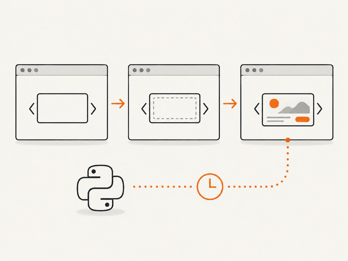 Wait for the complete host-to-target path when components render asynchronously.
