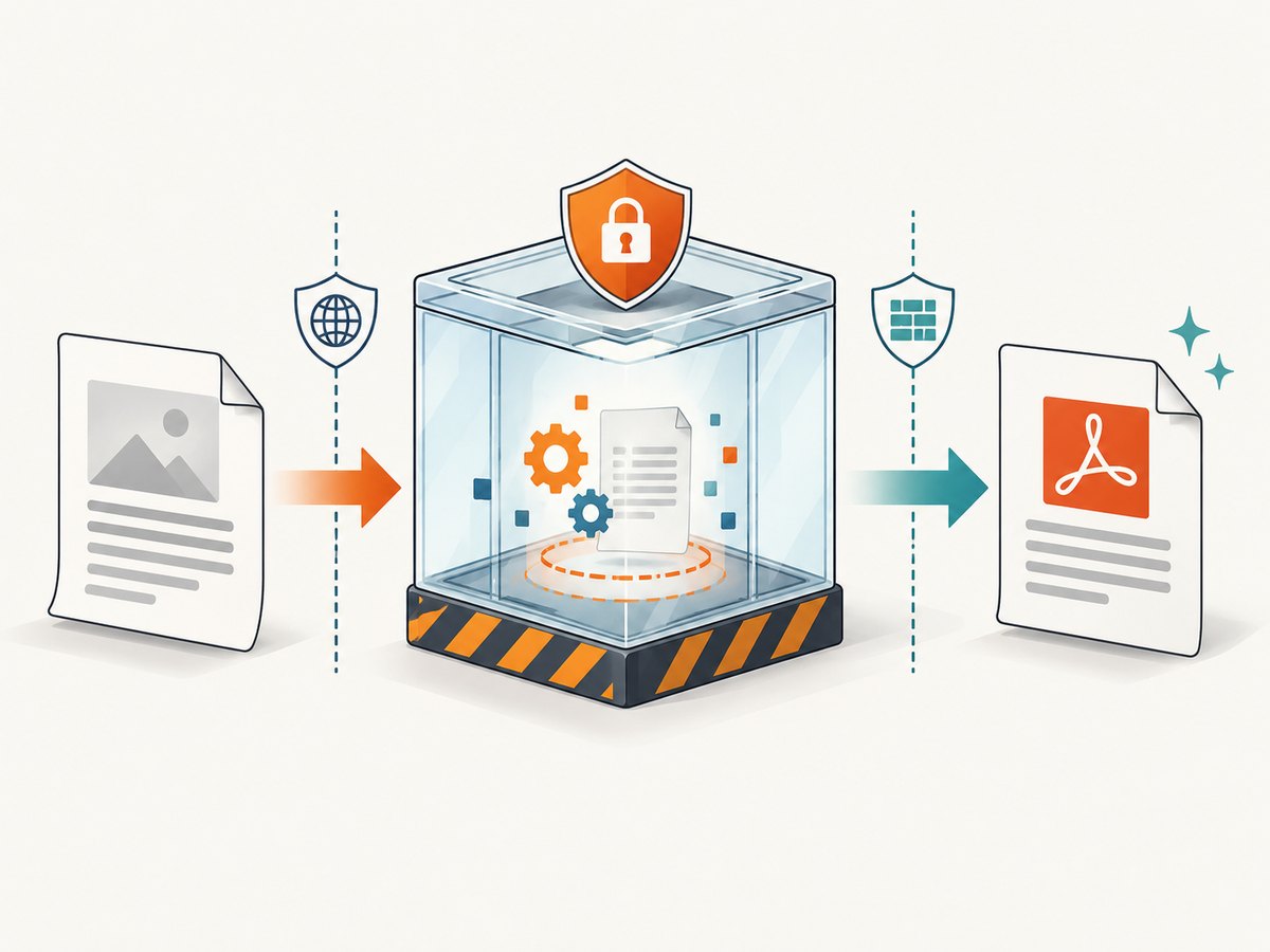 Untrusted HTML should be sanitized and converted inside a restricted environment.