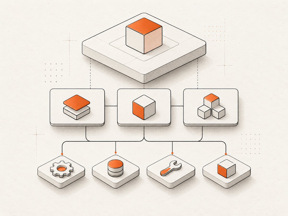 The three standardized tables separate build configuration, package metadata, and tool-owned settings.