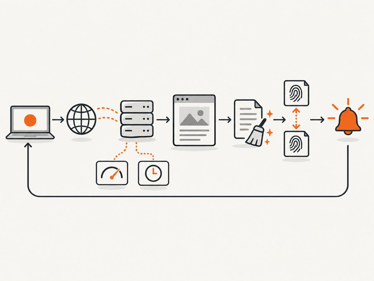 A reliable monitor checks transport, status, content, state, and alerts as separate steps.